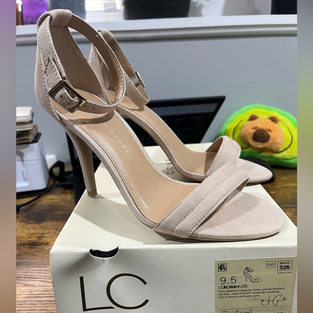 Women’s Peep Toe Heel Nude 9.5